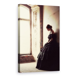 Tablou canvas - Atingerea Usoara A Decadentei, Femeie, Istoric, Victorian, Georgian, 60 x 90 cm