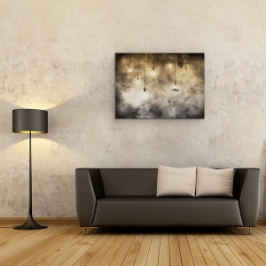 Tablou canvas - Atractie, Molie, Textura, Wheatland, Wyoming, Editare Creativa, 75 x 100 cm - Img 2