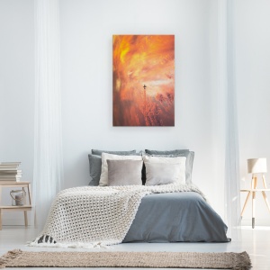 Tablou canvas - Avion, Cer, Peisaj, Actiune, 40 x 60 cm - Img 3