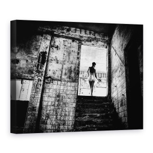 Tablou canvas - Balerina, Balet, Balerina, Dansatoare, Dansand, 50 x 70 cm