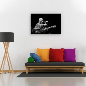 Tablou canvas - BB King, Personalitati, Performanta, Chitara, Instrument, 60 x 90 cm - Img 2