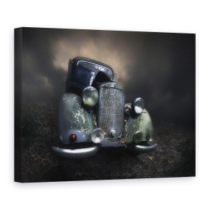Tablou canvas - Benz, Masina, Stare De Spirit, Ceata, Ruginit, Natura Moarta, 50 x 70 cm