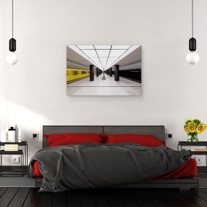 Tablou canvas - Berlin, Metrou, Statie, Arhitectura, 40 x 60 cm - Img 3