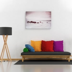 Tablou canvas - Bile De Sticla, Peisaj, Val, Calm, Ocean, Stanci, 40 x 60 cm - Img 2