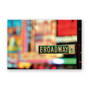 Tablou Canvas - Broadway, Panou, 75 x 100 cm