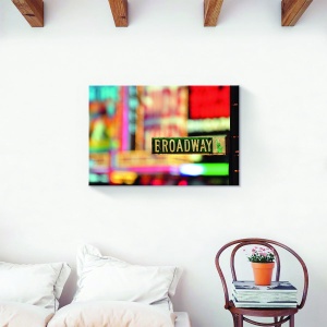 Tablou canvas Broadway panou 75x100 cm