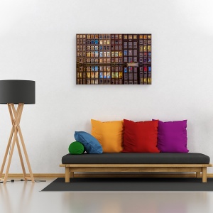 Tablou canvas - Browserul Windows, Reflectie, Amsterdam, Canal, Culoare, 60 x 90 cm - Img 2