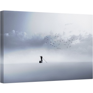 Tablou canvas - Calea de Intoarcere, Vis, Visator, Barca, Rand, Vasla, 60 x 90 cm