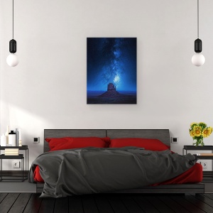 Tablou canvas - Calea Lactee, Arizona, Navajo, Tribal, Parc, Vest, 50 x 70 cm - Img 3