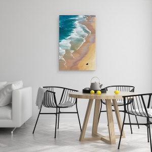 Tablou canvas - Capul Smoky, Plaja, Tarm, Coasta, Coasta, Nisip, 40 x 60 cm - Img 4