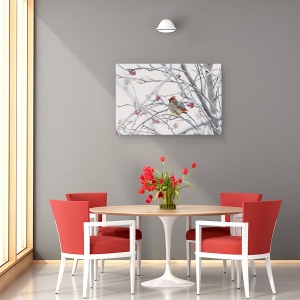 Tablou canvas - Ceruire, Iarna, Rece, Inghet, Bruma, 80 x 120 cm - Img 4