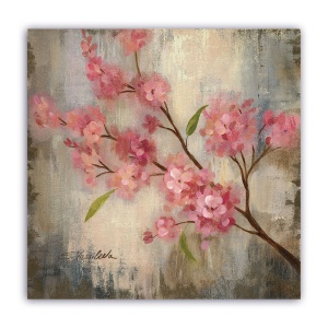 Tablou Canvas - Cireasa, Japonia, Primavara, Vintage, 60 x 60 cm