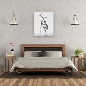 Tablou canvas - Copac, Punct, Punct, Ramura, Copac, Balet, 60 x 75 cm - Img 3