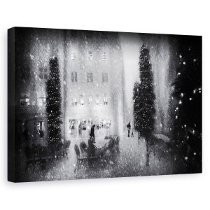 Tablou canvas - Craciun In Oras, Ninge, Pom De Craciun, 80 x 120 cm