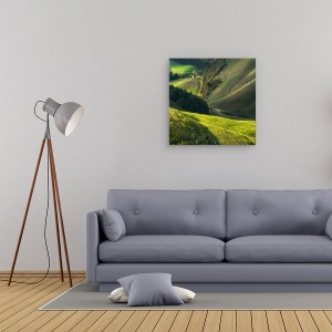 Tablou canvas - Crete Senses, Toscana, Peisaj, Italia, Dealuri, 60 x 60 cm - Img 2