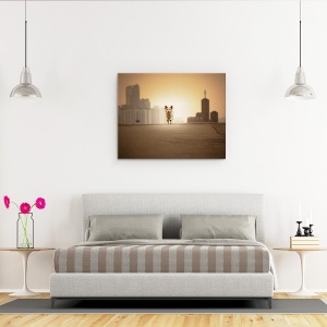 Tablou canvas - Cu Tine, Fuga, Strada, Caine, Pet, Dragut, 60 x 75 cm - Img 3