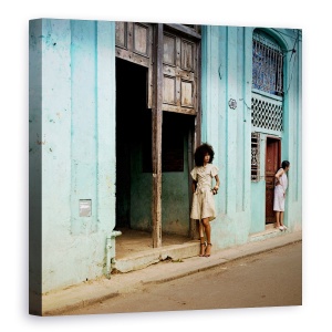 Tablou canvas - Cuba, Havana, Turcoaz, Coafura, Par, 60 x 60 cm
