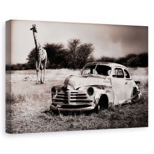 Tablou canvas - Cunostinta, Epava, Rupt, Abandonat, Clasic, 60 x 90 cm
