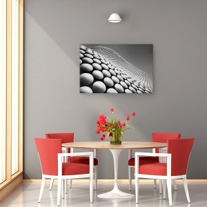 Tablou canvas - Curba, Arhitectura, Abstract, Curba, Puncte, Buline Polka, 60 x 90 cm - Img 4