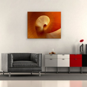 Tablou canvas - Curba, Arhitectura, Scara, Toronto, Abstract, 60 x 75 cm - Img 2