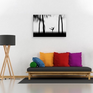 Tablou canvas - Dansand, Silueta, Dansatoare, 60 x 90 cm - Img 2