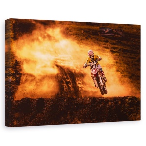 Tablou canvas - De Sus, Motocicleta, Motocros, Sport, 40 x 60 cm