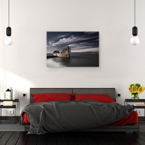 Tablou canvas - Destinatie Finala, Islanda, Barca, Batran, Abandonat, Mare, Apa, 60 x 90 cm - Img 3