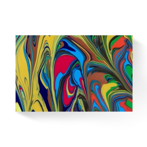 Tablou Canvas - Diferite culori de ulei, Color, Abstract, Dinamic, 60 x 90 cm