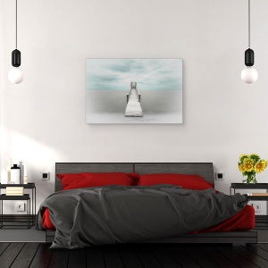 Tablou canvas - Dig, Debarcader, Pod, Pasarela, Plaja, 80 x 120 cm - Img 3