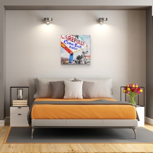 Tablou canvas - Diverse, Diferit, Motor, Culoare, 90 x 90 cm - Img 3
