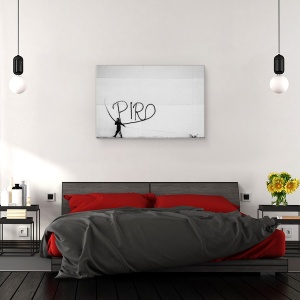 Tablou canvas - Doamna Cu Cainele, Spania, Barcelona, Fata, 60 x 90 cm - Img 3