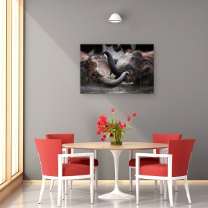 Tablou canvas - Doar Noi Doi, Elefant, Dragut, Joaca, 40 x 60 cm - Img 4
