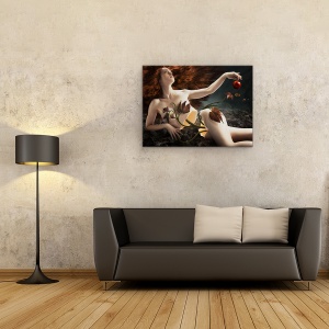 Tablou canvas - Eva, Origini, Fructe, Pasiune, Studio, 75 x 100 cm - Img 2
