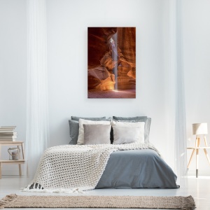 Tablou canvas - Fascicul De Lumina, Lumina, Ray, Raza De Lumina, Stanca, Nisip, 40 x 60 cm - Img 3