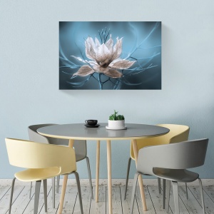 tablou canvas floare de gheata 80x120 cm