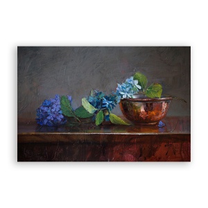 Tablou Canvas - Floral, Flori, Liliac, Primavara, Pictura, 60 x 90 cm