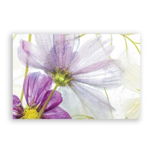 Tablou Canvas - Floral, Flori, Primavara, Mov, Pictura, 60 x 90 cm