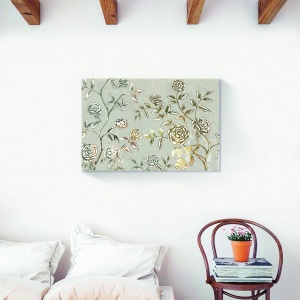 Tablou decorativ floral toamna pe canvas 60x90 cm