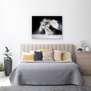 Tablou Canvas - Frenezie, Miscare, Femeie, Dansatoare, Interpret, 60 x 80 cm - Img 3