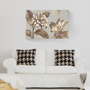 tablou decorativ canvas magnolie aurie 80x120 cm