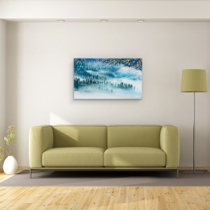 Tablou canvas - Golful Magic, Kanas, Magic, Golf, Xinjiang, Rasarit De Soare, 50 x 80 cm - Img 2