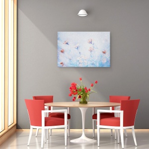 Tablou canvas - Gradina Mea De Iarna, Moale, Zapada, Ninge, 80 x 120 cm - Img 4