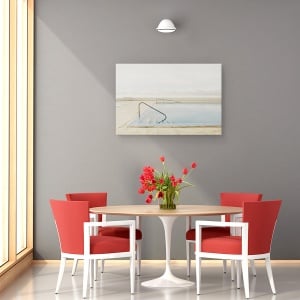Tablou canvas - In Afara Sezonului, Calm, Coasta, Nori, Arhitectura, Piscina, 60 x 90 cm - Img 4