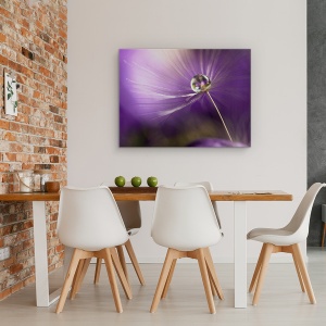 Tablou canvas - In Nuante De Violet, Pene, Perla, Picatura, 50 x 70 cm - Img 4