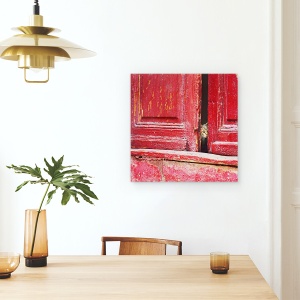 Tablou canvas - In Spatele Scenei, Vintage, Animal, Pisica, Retro, Vechi, 90 x 90 cm - Img 4