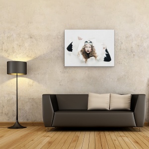 Tablou canvas - Intreg, Femeie, Corp, Par, Hartie, 60 x 80 cm - Img 2