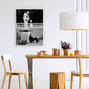 Tablou canvas - Jardin Du Luxembourg, Paris, Franta, Parc, Statuie, 60 x 80 cm - Img 4