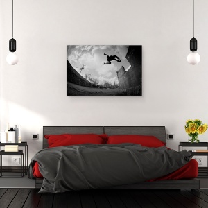 Tablou canvas - Jumper, A Sari, Actiune, Persoana, Sport, Parkour, Strada, 40 x 60 cm - Img 3
