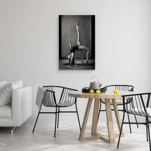 Tablou canvas - Kirsten, Performanta, Dansatoare, Scaun, Femeie, 60 x 90 cm - Img 4