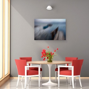 Tablou canvas - Lac, Barca, Apa, Dig, Debarcader, 80 x 120 cm - Img 4